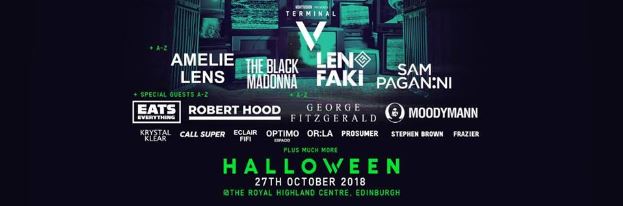 Terminal V Edinburgh Announce Huge Lineup For Halloween Marathon Sat Oct 27th