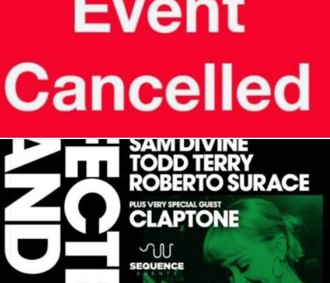 Defected Records Paddies Day event CANCELED because of Corona!