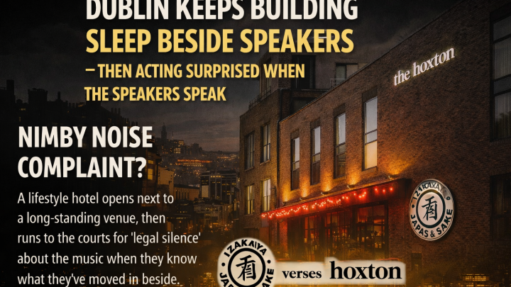 Check-In vs Kick Drum: When Corporate Quiet Tries to Subdue Dublins Izakaya